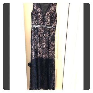 Black long lace dress (never worn)